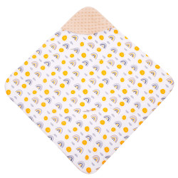 Zavinovačka do autosedačky obojstranná 77x77 cm SPRINGOS SUN béžová