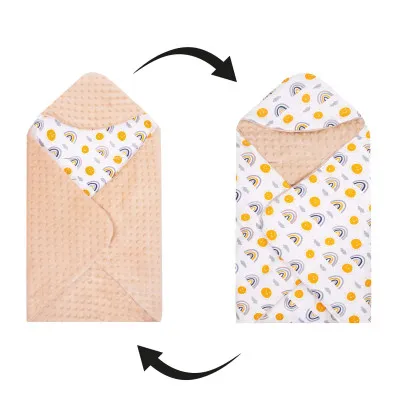 Zavinovačka do autosedačky obojstranná 77x77 cm SPRINGOS SUN béžová