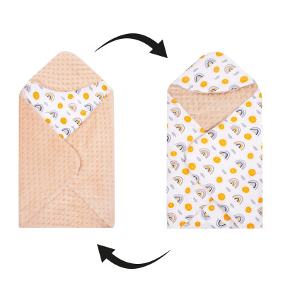 Zavinovačka do autosedačky obojstranná 77x77 cm SPRINGOS SUN béžová