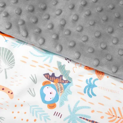 Zavinovačka do autosedačky obojstranná 77x77 cm SPRINGOS SAFARI sivá