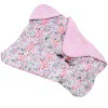 Zavinovačka do autosedačky obojstranná 77x77 cm SPRINGOS FLOWER ružová