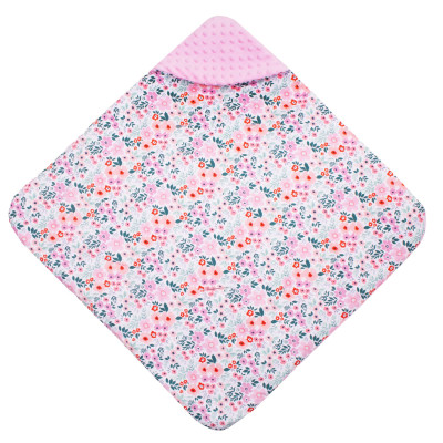 Zavinovačka do autosedačky obojstranná 77x77 cm SPRINGOS FLOWER ružová