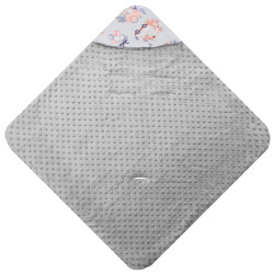 Zavinovačka do autosedačky obojstranná 77x77 cm SPRINGOS ZOO sivá