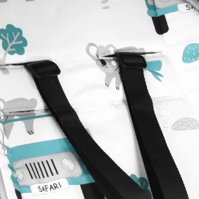 Podložka do kočíka obojstranná 78x37 cm SPRINGOS WILD