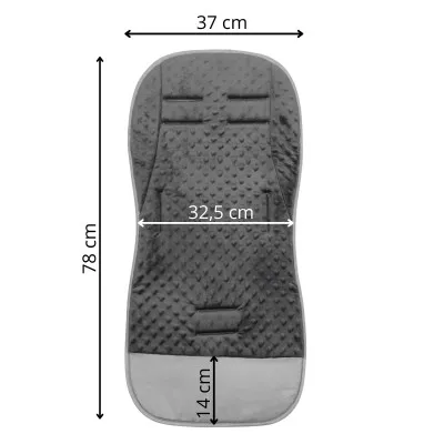 Podložka do kočíka obojstranná 78x37 cm SPRINGOS WILD