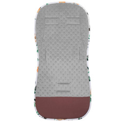 Podložka do kočíka obojstranná 78x37 cm SPRINGOS FOREST