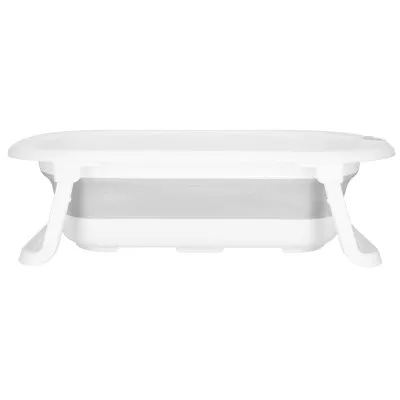 Vanička pre bábätko s teplomerom + podložka skladacia 40L SPRINGOS MIZZY sivá