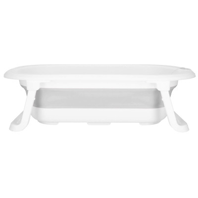 Vanička pre bábätko s teplomerom + podložka skladacia 40L SPRINGOS MIZZY sivá