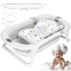 Vanička pre bábätko s teplomerom + podložka skladacia 40L SPRINGOS MIZZY sivá