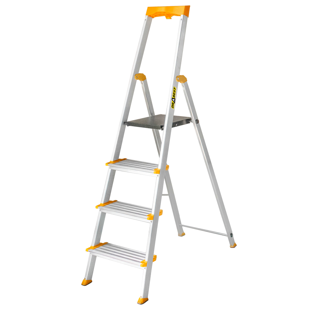 Hliníkové schodíky 4 stupne jednostranné DRABEST ALD4 MAX