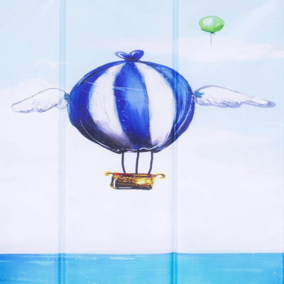 Plážové lehátko s vankúšom 180x60 cm SPRINGOS PM0014 modré