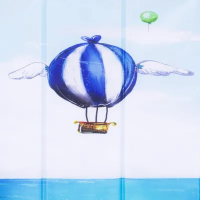 Plážové lehátko s vankúšom 180x60 cm SPRINGOS PM0014 modré