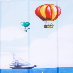 Plážové lehátko s vankúšom 180x60 cm SPRINGOS PM0014 modré