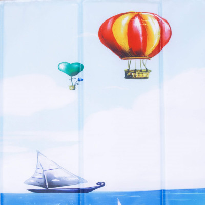 Plážové lehátko s vankúšom 180x60 cm SPRINGOS PM0014 modré