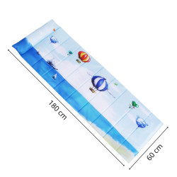 Plážové lehátko s vankúšom 180x60 cm SPRINGOS PM0014 modré