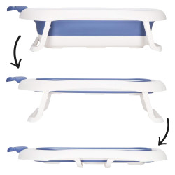 Vanička pre bábätko skladacia 40L SPRINGOS CROWN modrá