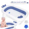 Vanička pre bábätko skladacia 40L SPRINGOS CROWN modrá