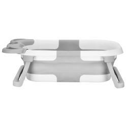 Vanička pre bábätko s teplomerom skladacia 27L SPRINGOS BAMBINA šedá