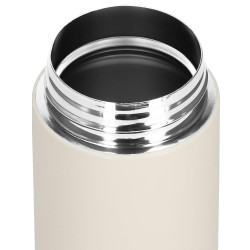 Nerezová termoska s teplomerom 420 ml SPRINGOS THERMOS krémová