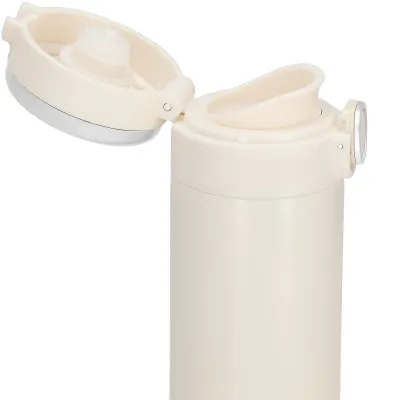 Nerezová termoska s teplomerom 420 ml SPRINGOS THERMOS krémová