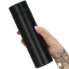 Nerezová termoska s teplomerom + sitko 500 ml SPRINGOS THERMOS čierna