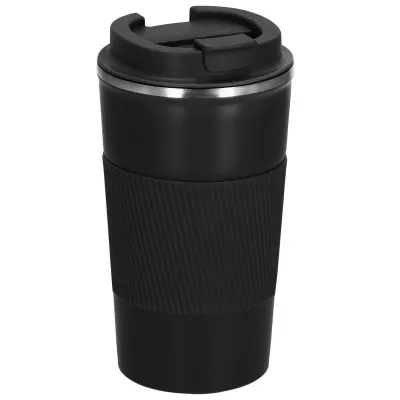 Cestovný termohrnček 500 ml SPRINGOS SIPPY čierny