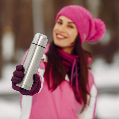 Nerezová termoska 1000 ml SPRINGOS WARMO strieborná