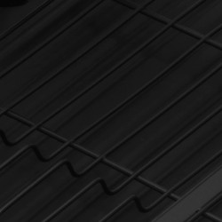 Odkvapkávač na riad 42x31 cm SPRINGOS LAVIO čierny