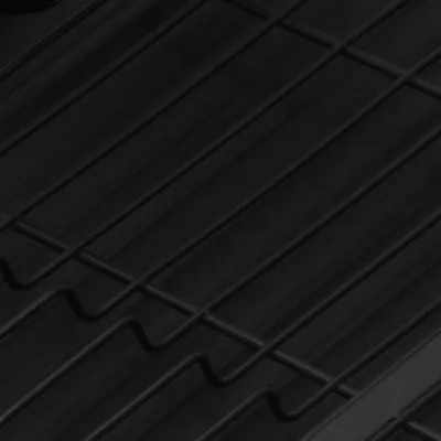 Odkvapkávač na riad 42x31 cm SPRINGOS LAVIO čierny