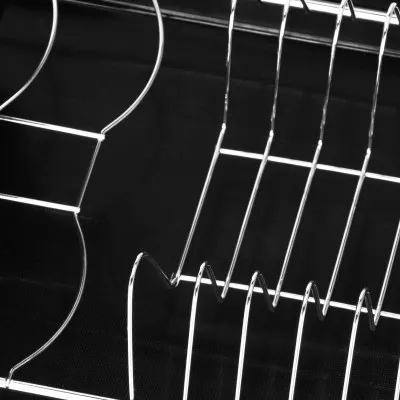 Odkvapkávač na riad 40x19 cm SPRINGOS SECADO čierny