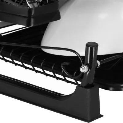 Odkvapkávač na riad 2 poschodia 52x24,5 cm SPRINGOS RINSERO čierny