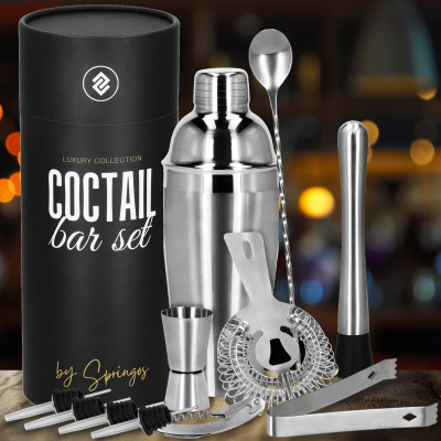 Barmanská sada nerezová SPRINGOS SAZERON 11 dielov