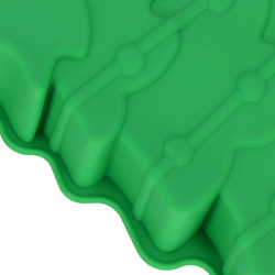 Forma na pečenie Stromček silikónová 30x22 cm SPRINGOS KI0123 zelená