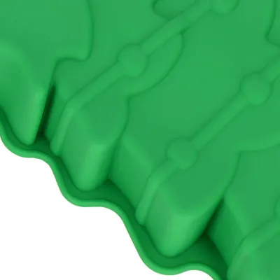 Forma na pečenie Stromček silikónová 30x22 cm SPRINGOS KI0123 zelená