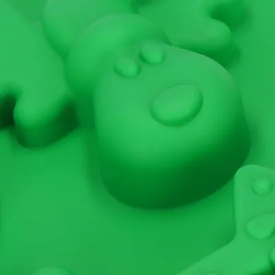 Forma na pečivo silikónová 30x17 cm SPRINGOS KI0124 zelená