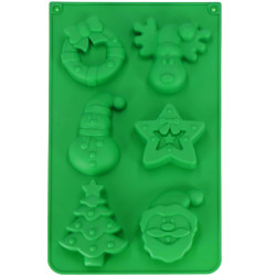 Forma na pečivo silikónová 30x17 cm SPRINGOS KI0124 zelená