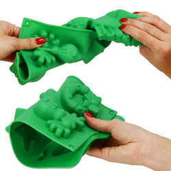 Forma na pečivo silikónová 30x17 cm SPRINGOS KI0124 zelená