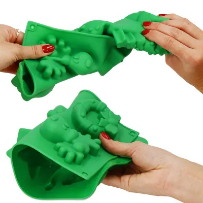 Forma na pečivo silikónová 30x17 cm SPRINGOS KI0124 zelená