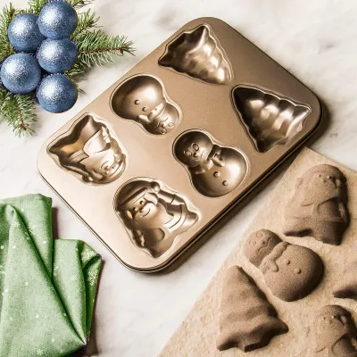 Forma na pečivo kovová 35x26 cm SPRINGOS KI0119 zlatá