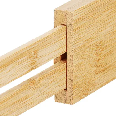 Rozdeľovače do zásuviek nastaviteľné SPRINGOS KI0151 bambus 4 ks