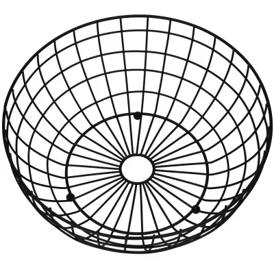 Misa na ovocie drôtená SPRINGOS LINEA čierna