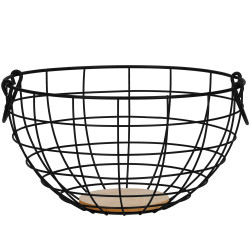 Misa na ovocie drôtená SPRINGOS ARANYA čierna