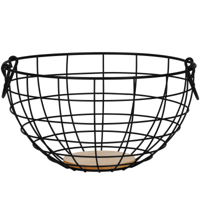 Misa na ovocie drôtená SPRINGOS ARANYA čierna