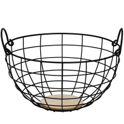 Misa na ovocie drôtená SPRINGOS ARANYA čierna