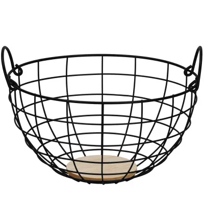 Misa na ovocie drôtená SPRINGOS ARANYA čierna
