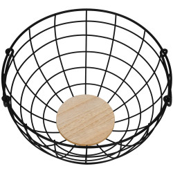 Misa na ovocie drôtená SPRINGOS ARANYA čierna