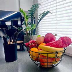 Misa na ovocie drôtená SPRINGOS ARANYA čierna