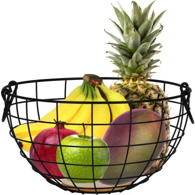 Misa na ovocie drôtená SPRINGOS ARANYA čierna
