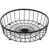 Misa na ovocie 2 poschodia drôtené SPRINGOS ZEPHYR čierna