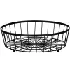 Misa na ovocie 2 poschodia drôtené SPRINGOS ZEPHYR čierna